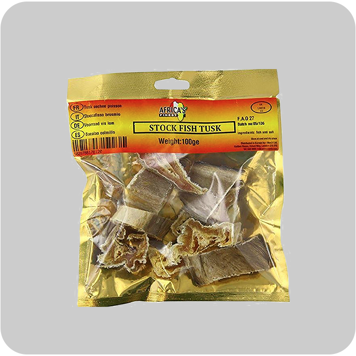 African Finest Stock Fish Tusk 100g