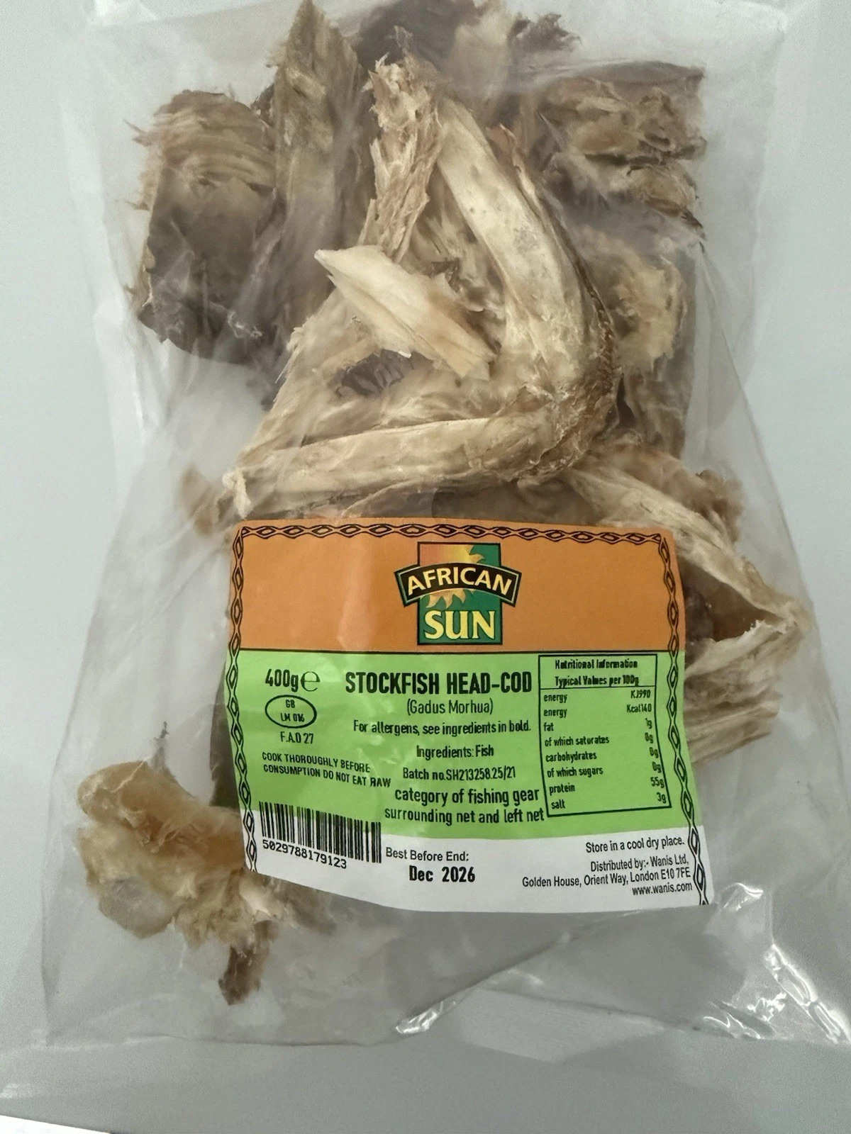 African Sun Stockfish Head