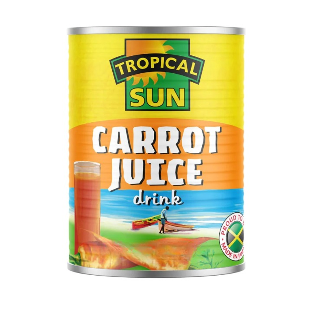 Tropical sun carrot juice drink