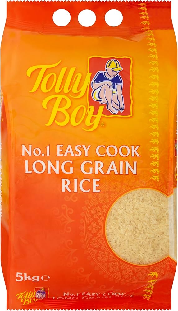 Tolly boy long grain rice 5kg