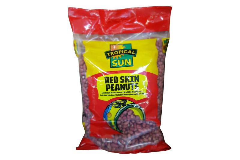 Tropical sun red skin peanuts
