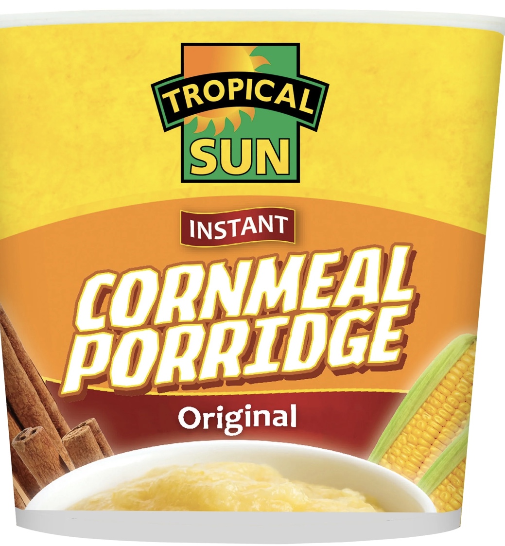 Tropical sun cornmeal porridge
