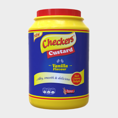Checkers custard vanilla flavor