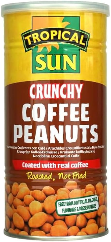 Tropical sun coffee peanuts
